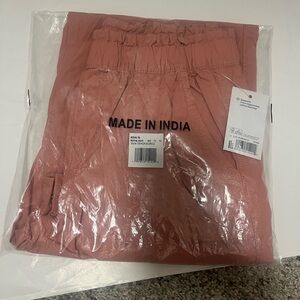 Girls SO Kids Casual Wide Leg Lightweight Cargo Pants Bottoms in Dusty Pink